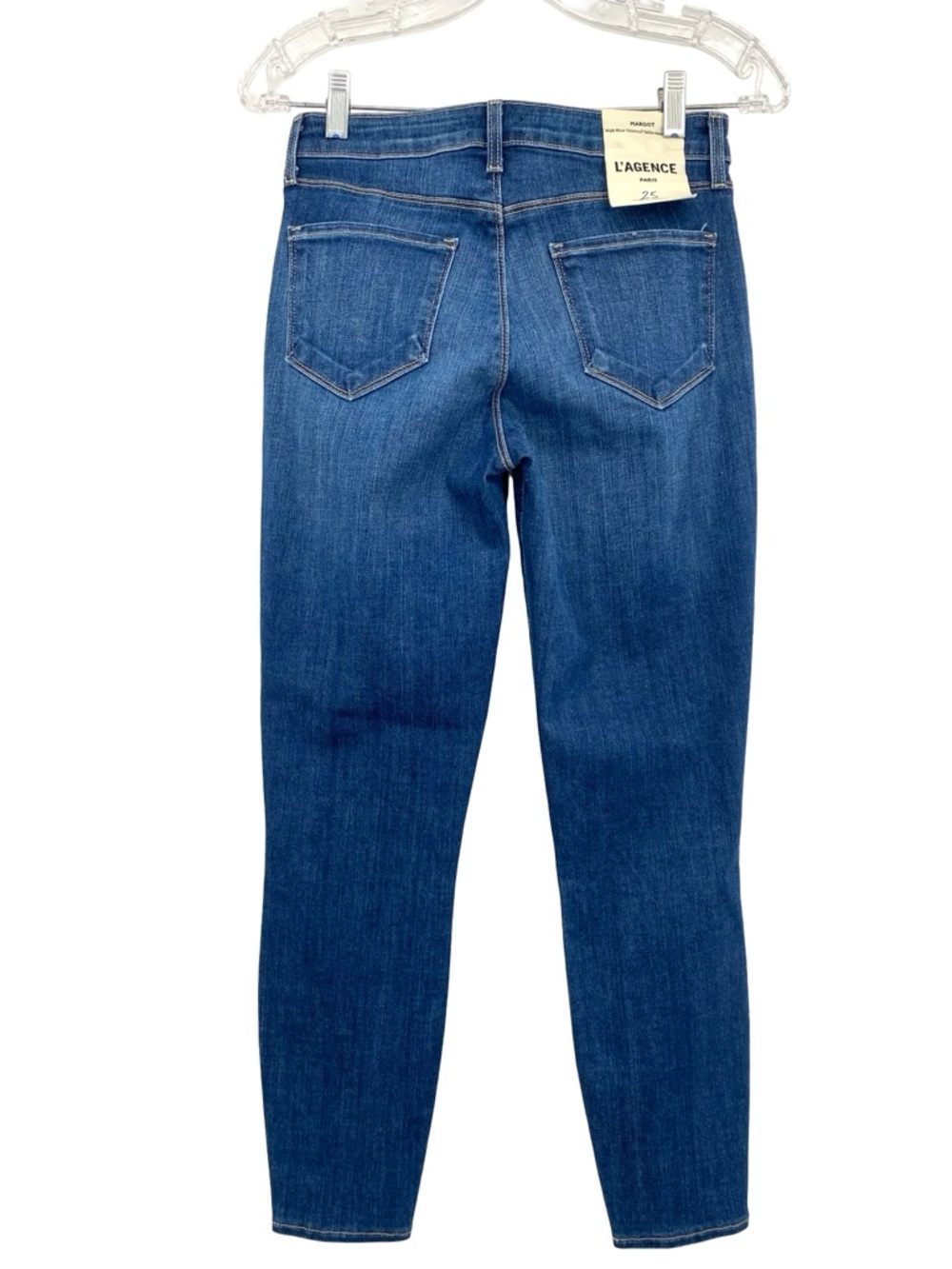 L’AGENCE Jeans Women's Size 25 Margot Mirage Blue Mid Rise Skinny New - Picture 5 of 7